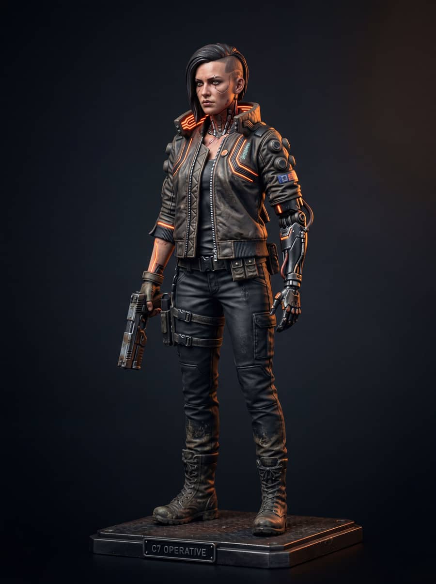 Cyberpunk character